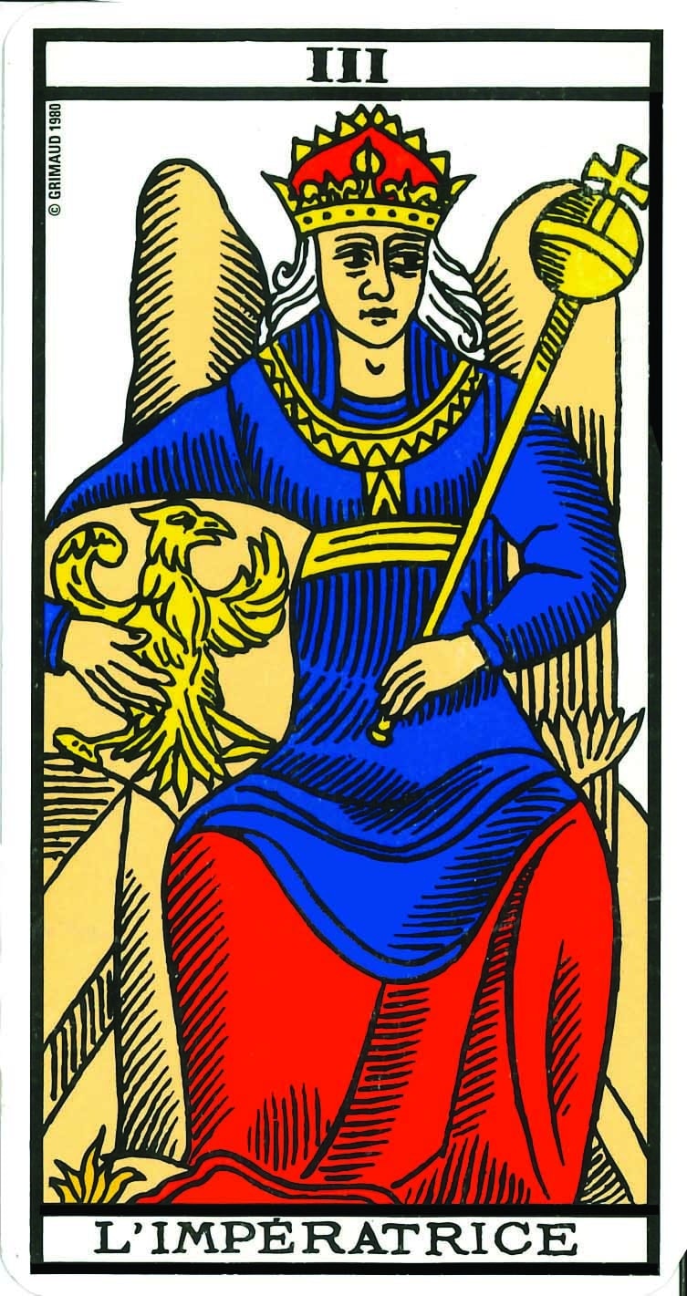 Virginie Landelle : arcane l'Impératrice - Tarot de Marseille